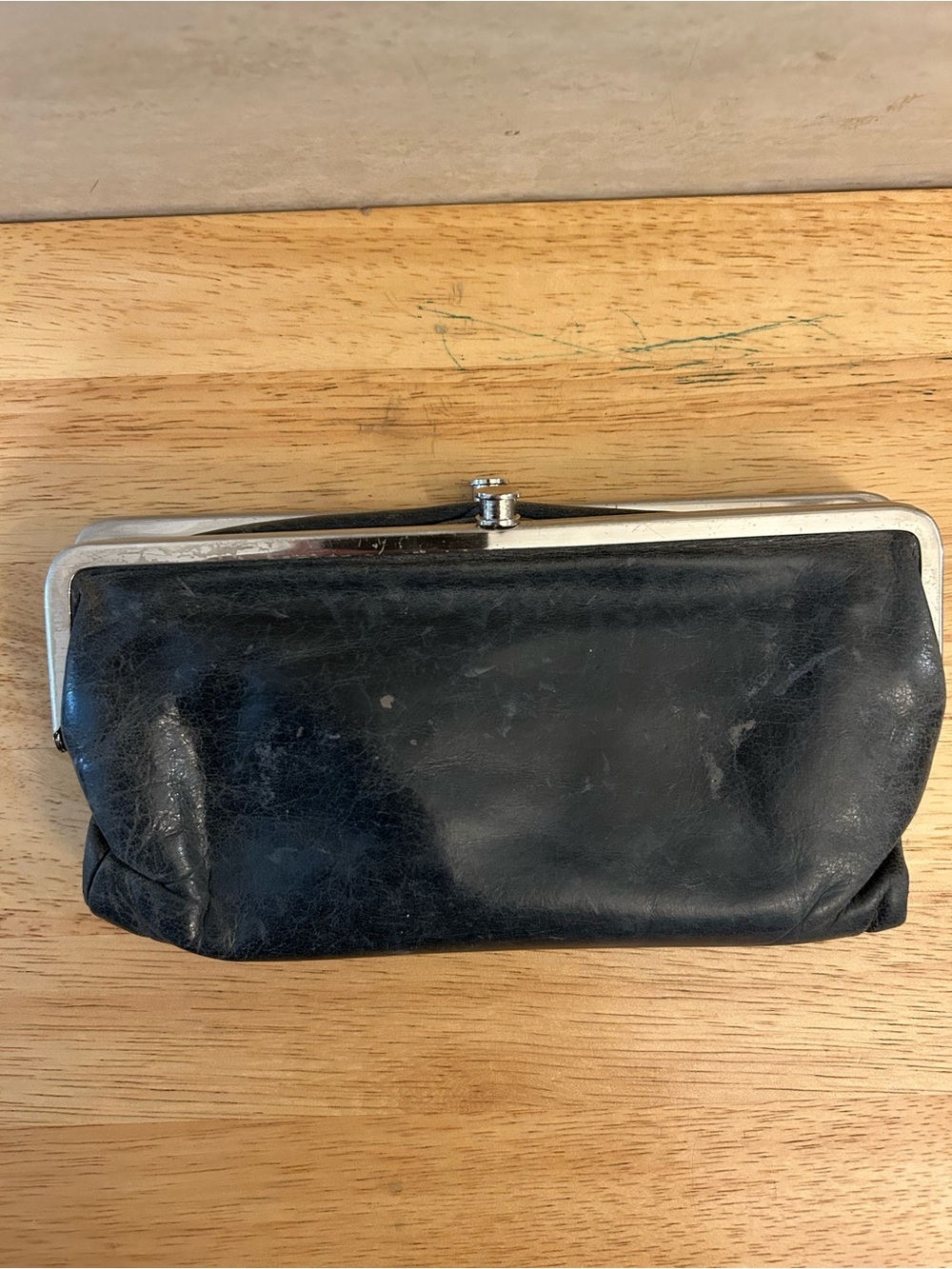 HOBO Lauren Leather Clutch Wallet.